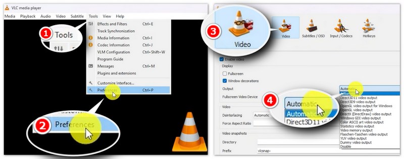 Reproduza conteúdo em 4K sem interrupções no VLC.