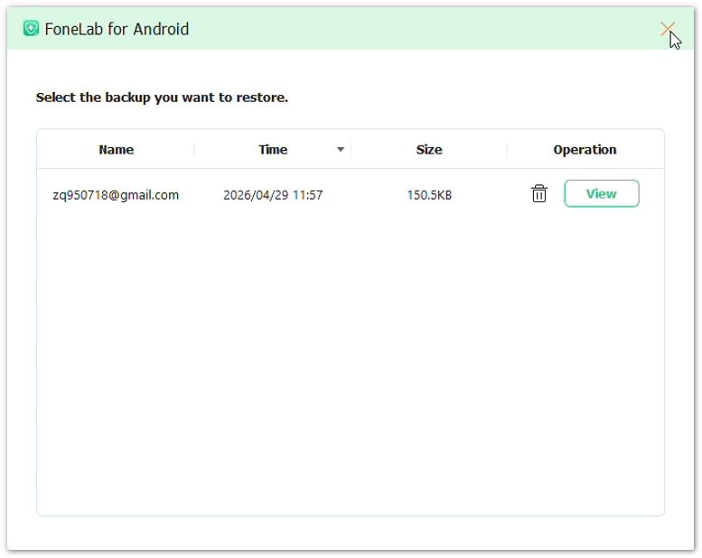 Visualizar histórico de recuperação do Google Drive