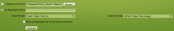 Converter FLV para MPG Online
