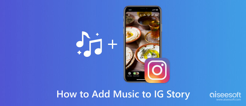 Adicionar música à história do IG