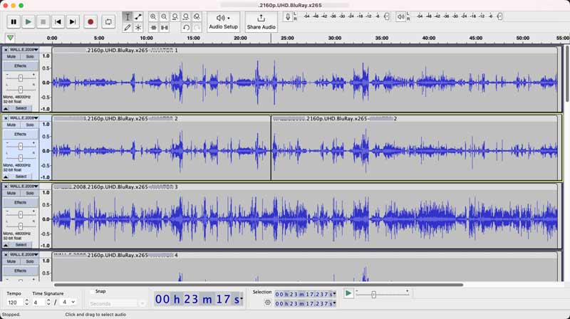 Editar áudio no Audacity