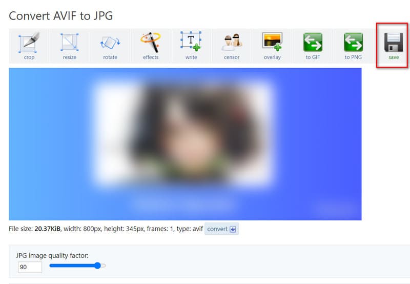 Salvar Ezgif