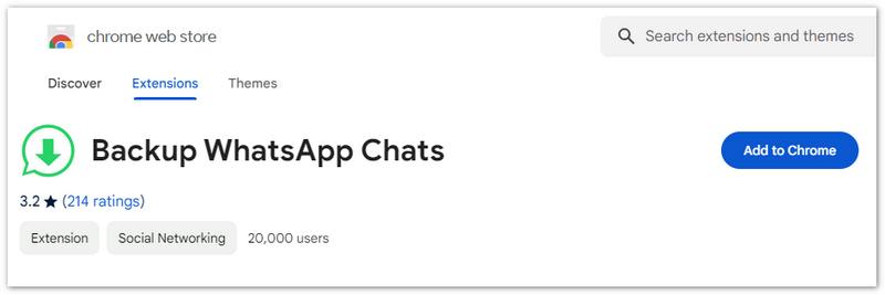 Adicionar backup de bate-papos do Whatsapp