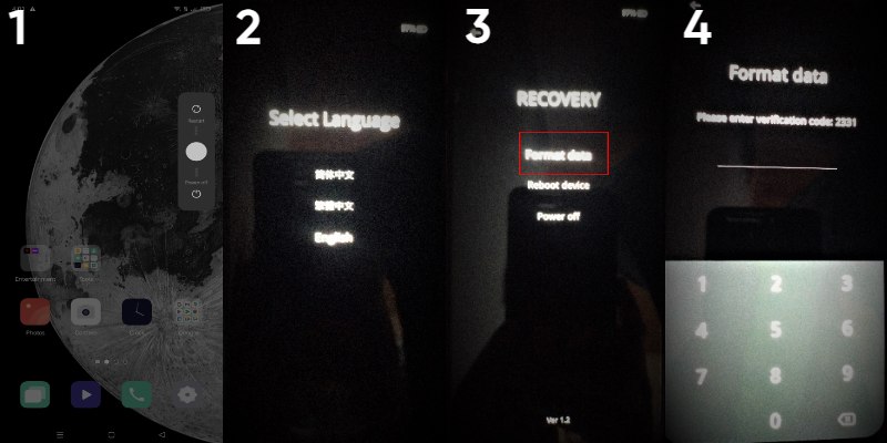 Reinicialize seu telefone