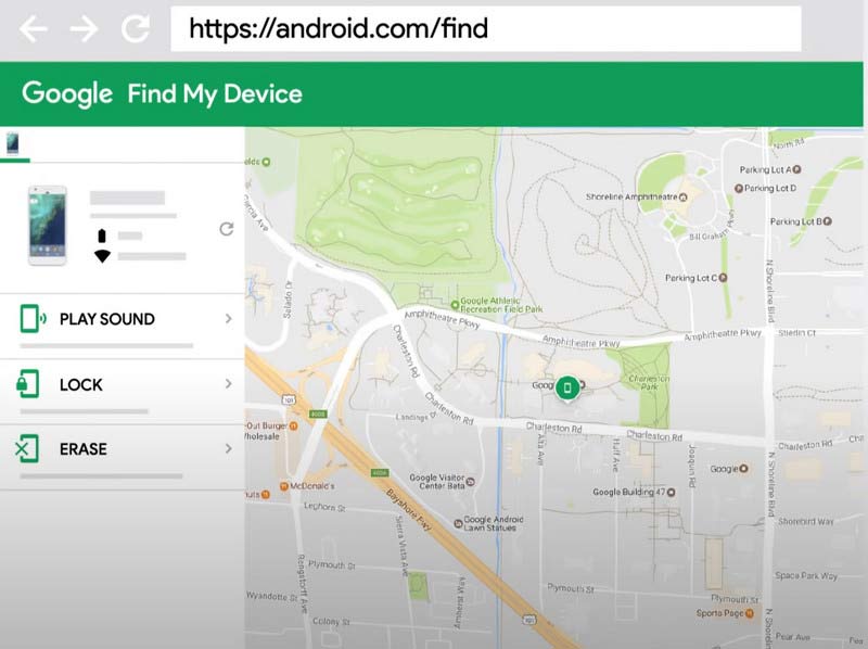 Ignorar a tela do Nokia Google Encontre Meu Dispositivo