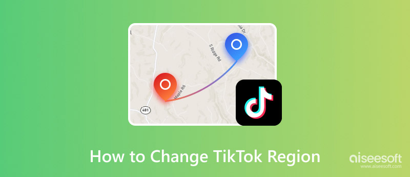 Alterar região do TikTok