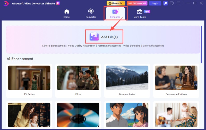 Enhancer Add Files