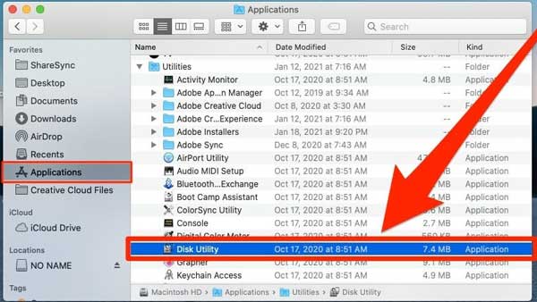 Formatar SD Mac