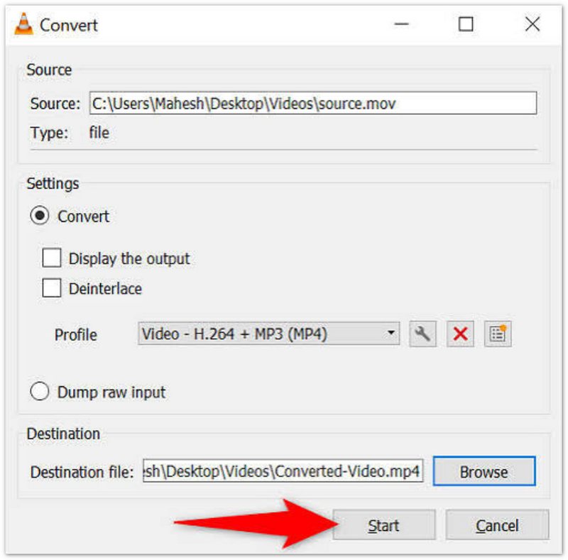 Converter MOV para MP3 no VLC