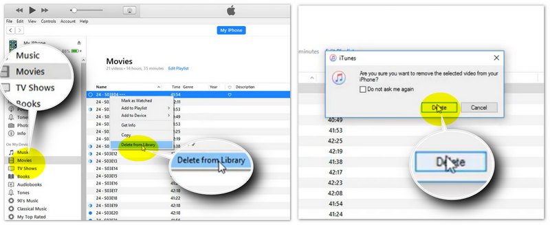 Delete Iphone Video Using Itunes