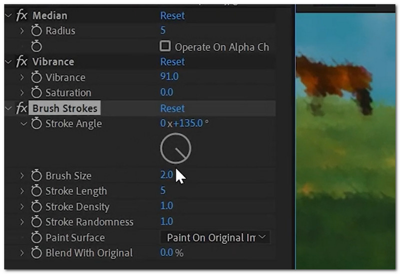 Customize Median Effects