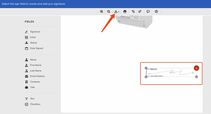 Docusign Baixar Documento Word Assinado
