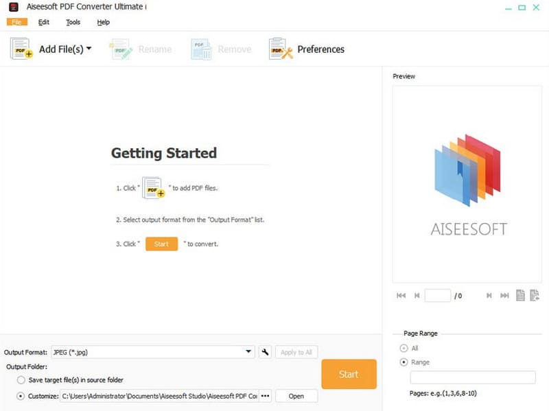 Conversor de PDF Aiseesoft