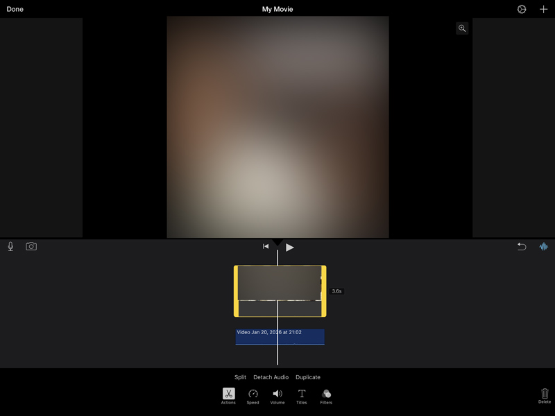 Detach Audio Imovie Ipad