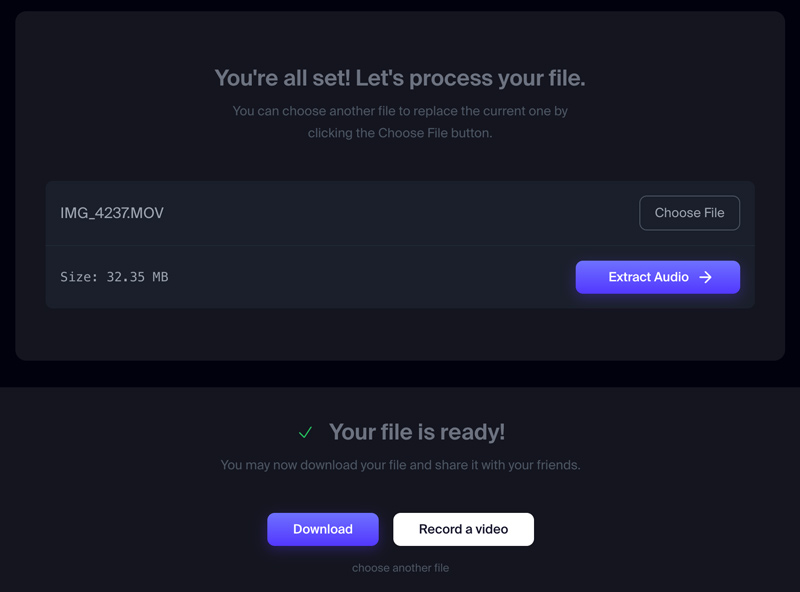 Extract Audio From Video Online Restream