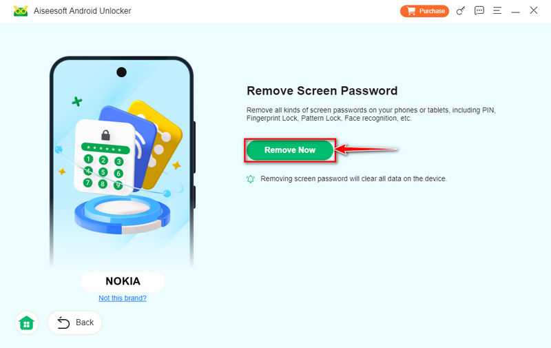 Detectar telefone e remover bloqueio