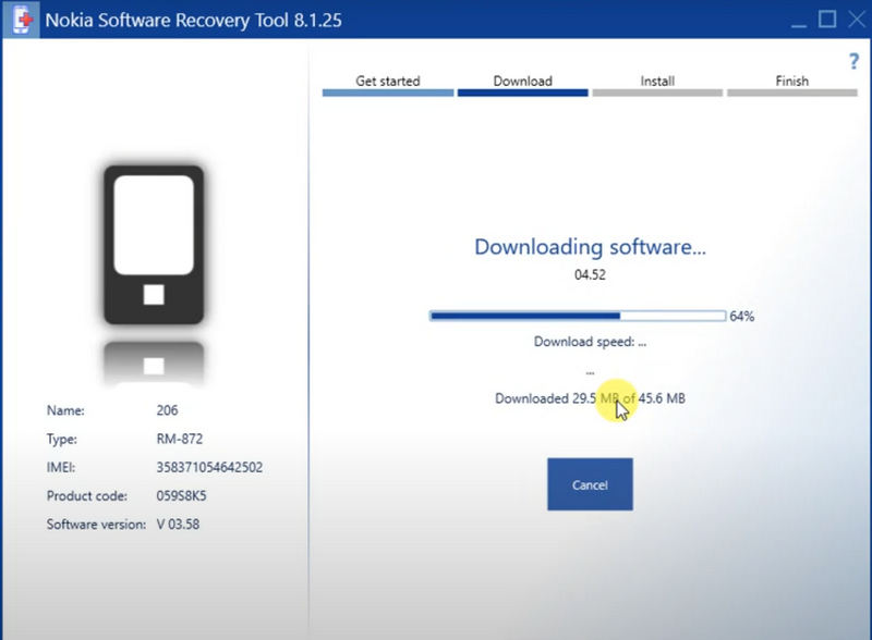 Restaurar Nokia bloqueado