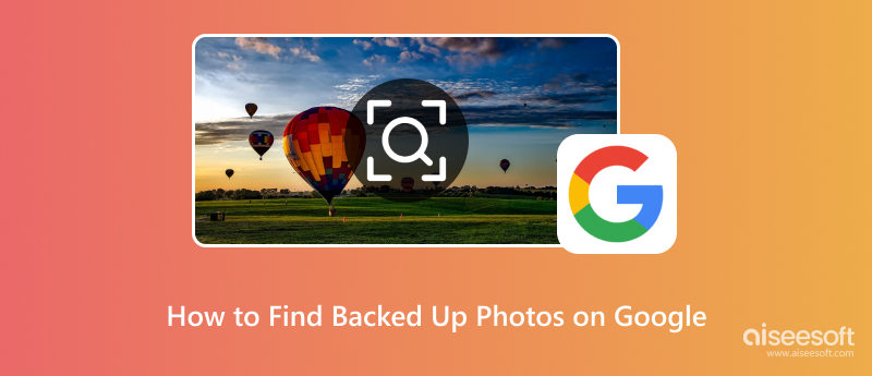 Encontre fotos de backup no Google