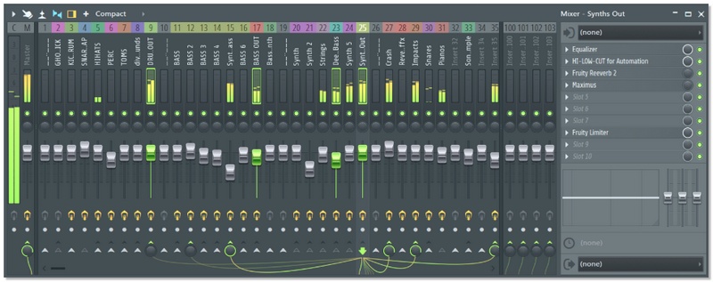 Adicione o Fruity Stereo Shaper no FL Studio.