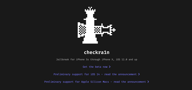 Checkra1n Jailbreak para iPad e iPhone no Mac