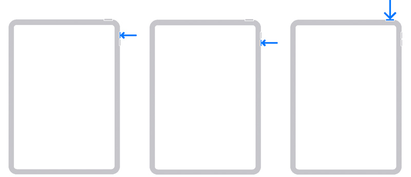 Coloque o iPad Pro no modo de recuperação.