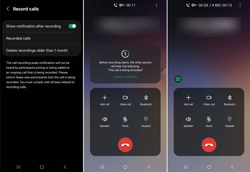 Gravar uma chamada telefônica no Android é um método integrado.