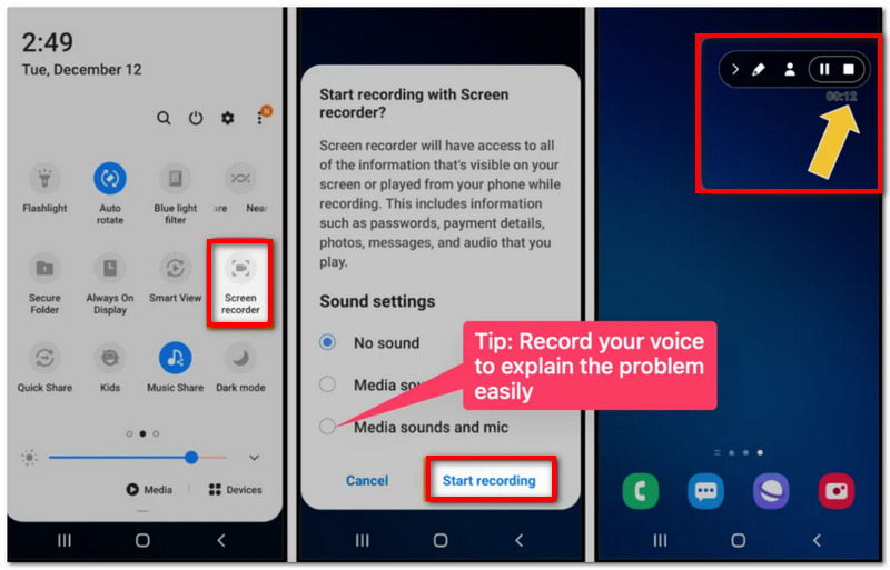 Gravar voz do Google no Android
