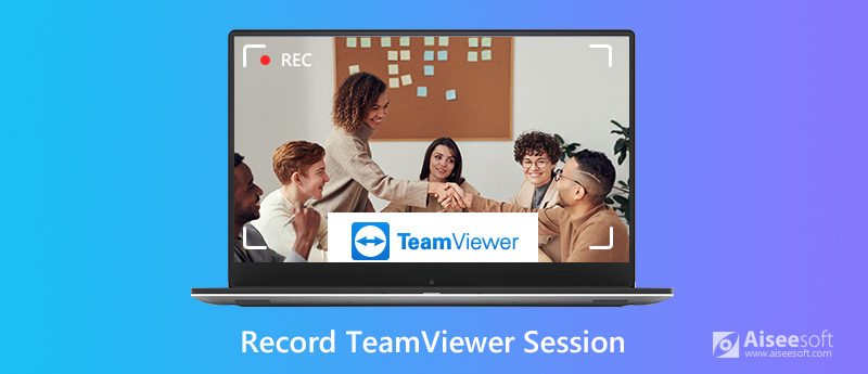 Gravar sessão de reunião do TeamViewer