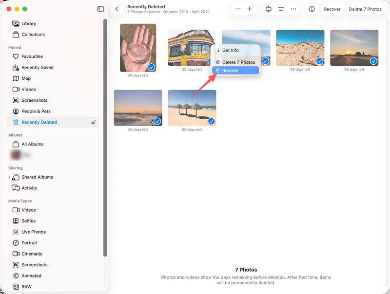 Recover Deleted Photos On Mac From Recently Deleted