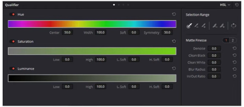 Ajustar a gradação de cores