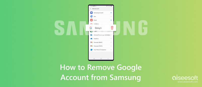Remover conta do Google da Samsung