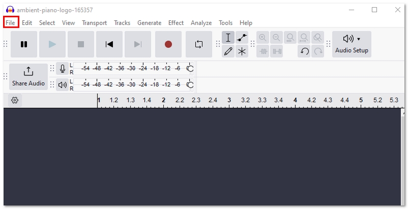 Import The Audio