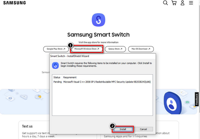 Instalar e iniciar o Smart Switch