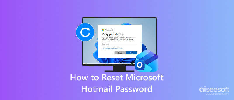 Redefinir senha do Hotmail Outlook