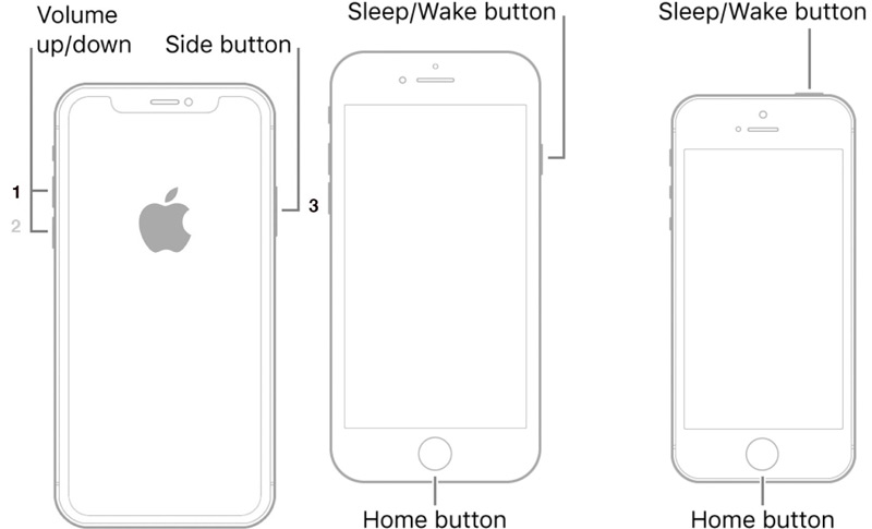 Forçar reinicialização do iPhone