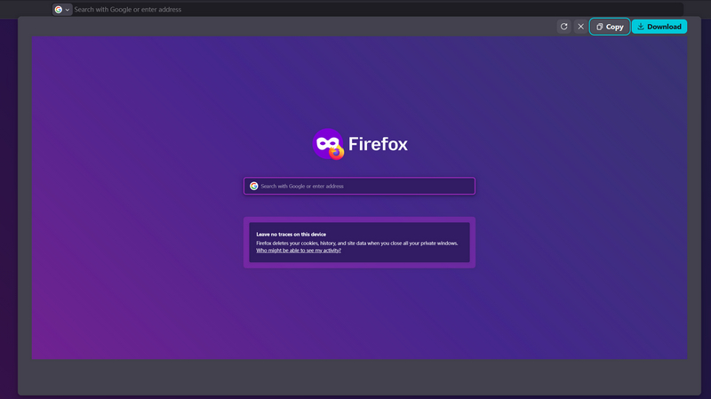 Cópia de download do Firefox
