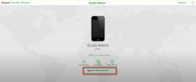 Remover iCloud da conta