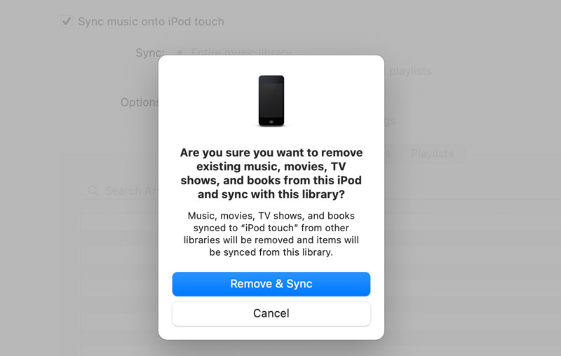Remover música