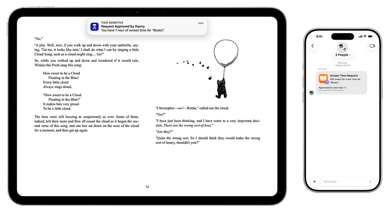 Restrições de tempo de tela no controle parental do iPhone