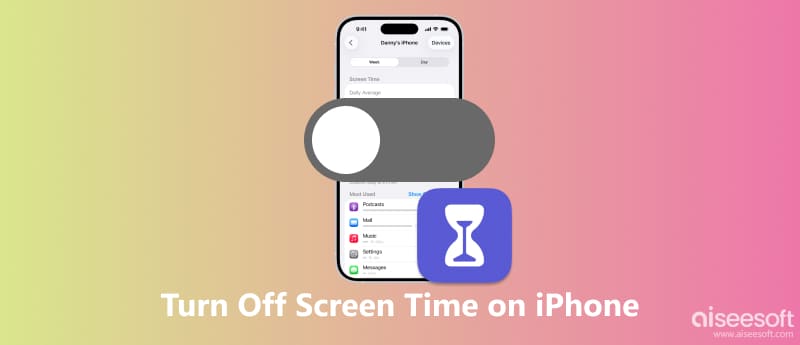 Desligue o tempo de tela no iPhone