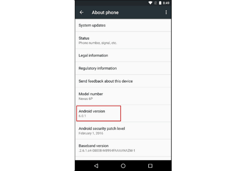 Desativar tempo limite de tela Android Clique em Número da compilação