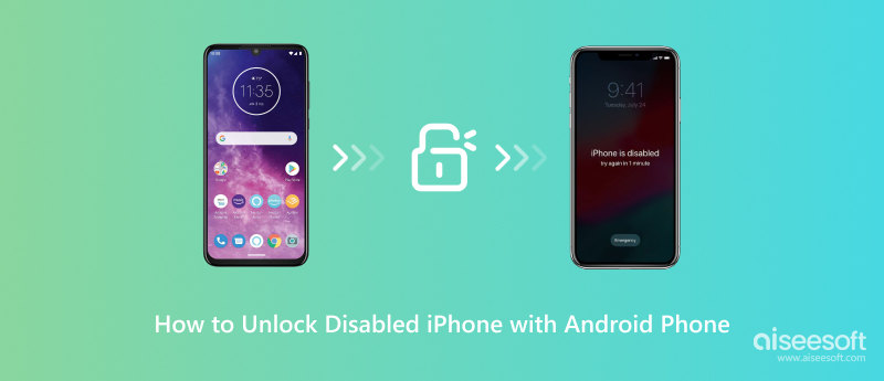 Desbloquear um iPhone desativado com telefone Android