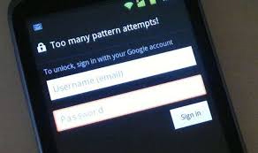 Esqueci o PIN de desbloqueio do Android