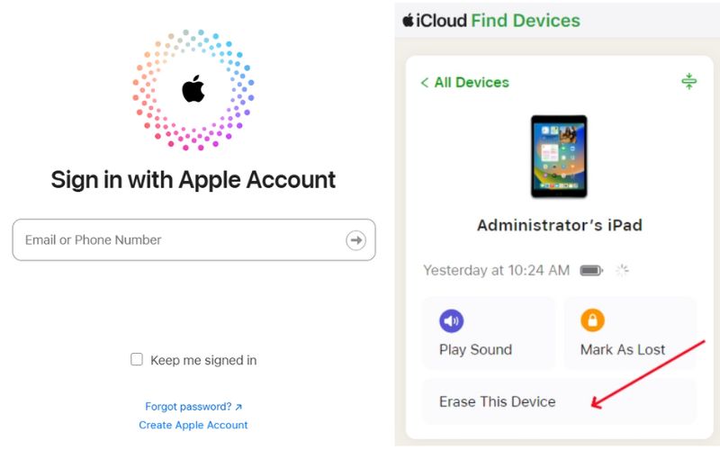iPad desativado com iCloud
