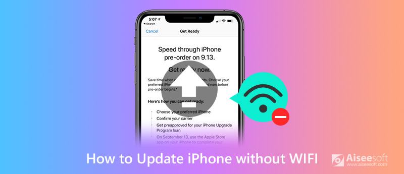 Atualize iOS 18/17/16/15/14/13 sem Wi-Fi