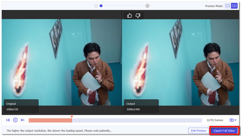 Converter ou exportar vídeo aprimorado