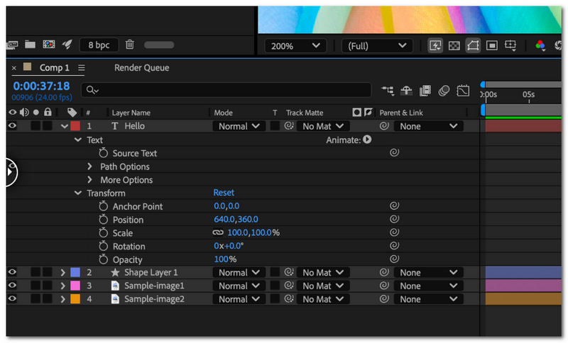 Produzir na fila de renderização