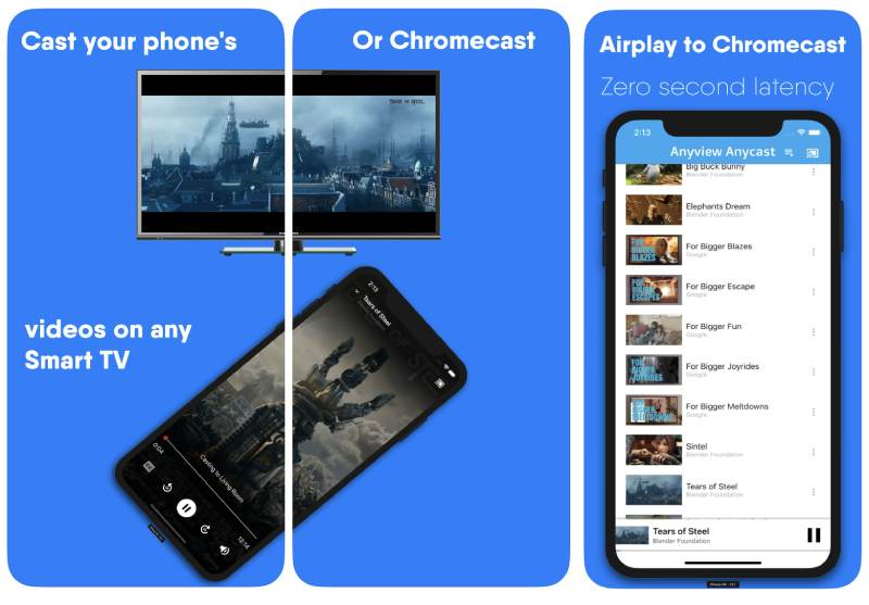 Transmitir AnyView no iPhone