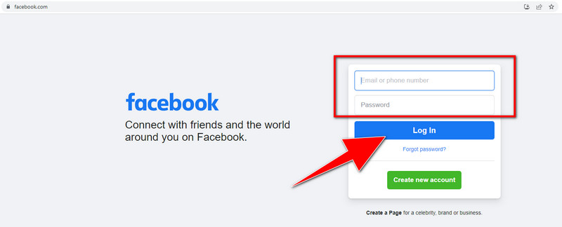 Facebook on-line