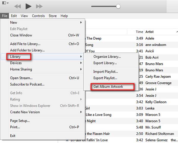 Obtenha o trabalho artístico do álbum no iTunes